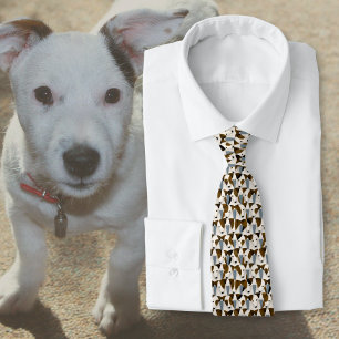 veel parson jack russell het patroon van de doodsa stropdas
