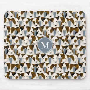 Veel Parson Jack Russell Terriers honden patroon Muismat