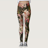 Veel pastelbloemen Chique naam Mode Yoga Leggings (Voorkant)