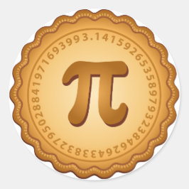 Veel Pi-Stickers Ronde Sticker