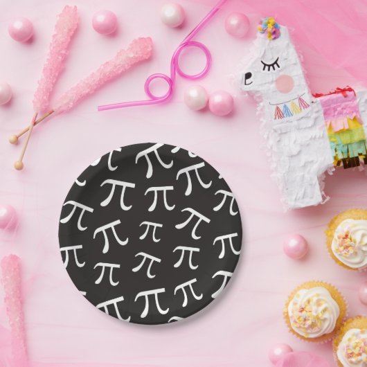 Veel Pi Symbols - Wiskunde Theme Paper Bord (Feest)