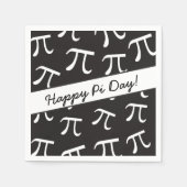 Veel pi - Wiskunde - Happy Pi Day Paper Napkins Servetten (Voorkant)