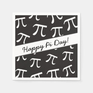 Veel pi - Wiskunde - Happy Pi Day Paper Napkins Servetten