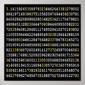 Veel Pi Yellow 3 Poster (Voorkant)