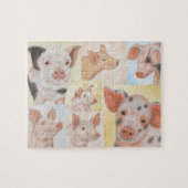 Veel piggies-puzzel legpuzzel (Horizontaal)