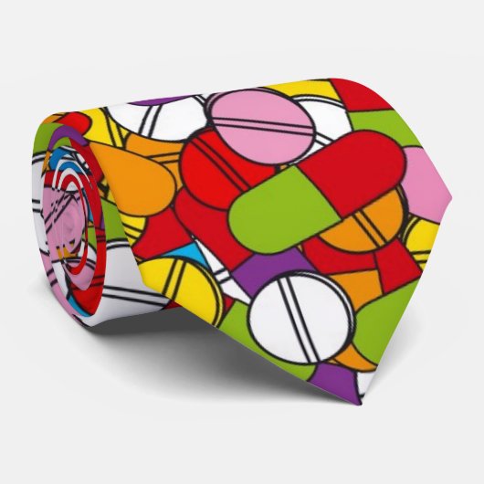 Veel Pillen Stropdas (Opgerold)