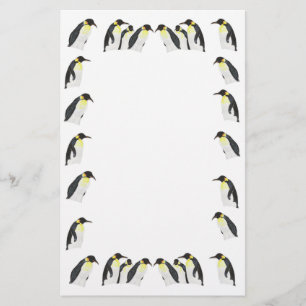 Veel pinguïns briefpapier