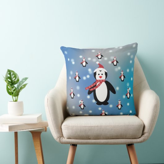 Veel pinguïns kussen (Stoel)