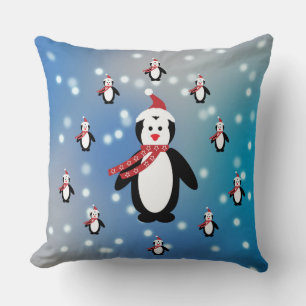 Veel pinguïns kussen