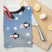 Veel pinguïns theedoek (Quarter Fold)