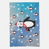 Veel pinguïns theedoek (Verticaal)