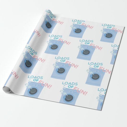 Veel plezier cadeaupapier (Uitgerold)