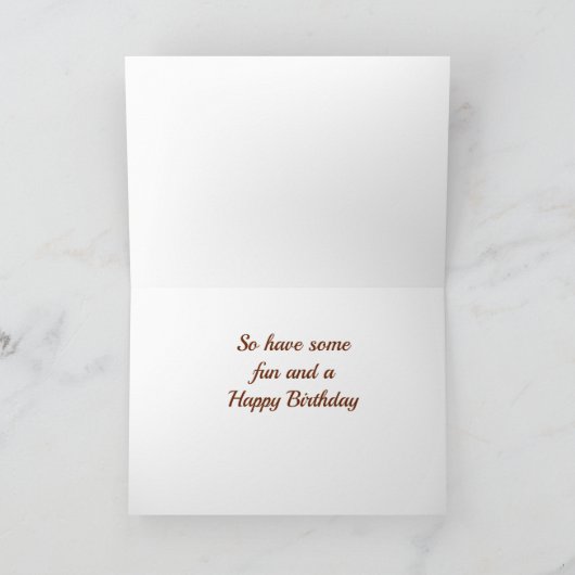 Veel plezier en een fijne 50e verjaardag! kaart (Binnen)