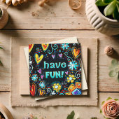 Veel plezier grillige, bloemrijke verjaardag pensi