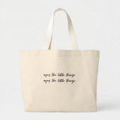 Veel plezier grote tote bag (Voorkant)
