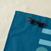 Veel plezier hebben strandlaken (In situ)