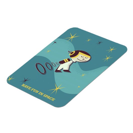 Veel plezier in de ruimte. magneet (Linkerzijde)