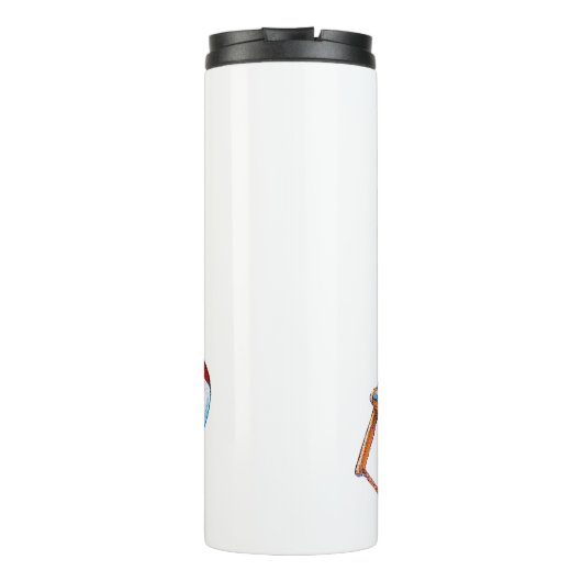 Veel plezier in de zon thermosbeker (Achterkant)