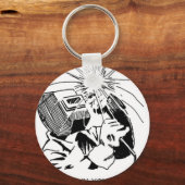 Veel plezier in je kubusje, ik zal lassen! sleutelhanger (Voorkant)