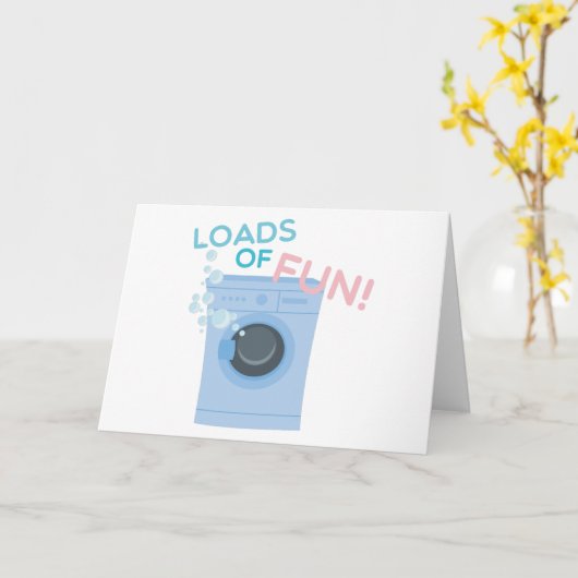 Veel plezier kaart (Gele Bloem)