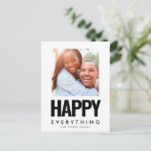 Veel plezier met alles wat een modern vierkant afb briefkaart (Staand voorkant)