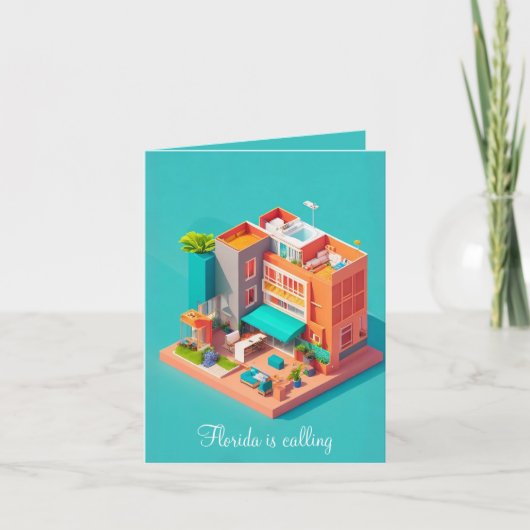 Veel plezier met Florida Vacation Kaart (Voorkant)