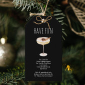Veel plezier met het recept van de kerstcocktail cadeaulabel