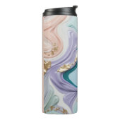 "Veel plezier met mij" Marble Tumbler Thermosbeker (Gedraaid links)