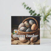 Veel plezier met Pasen Kaart (Staand voorkant)