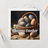 Veel plezier met Pasen Kaart (Voorkant / Achterkant in situ)