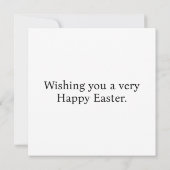 Veel plezier met Pasen Kaart (Achterkant)