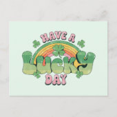 Veel plezier met Retro Typografie Bedankt Briefkaart (Voorkant)