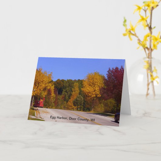 Veel plezier op de verjaardag Dank je Egg Harbour  Kaart (Gele Bloem)