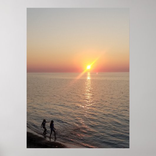 Veel plezier op het strand poster (Voorkant)