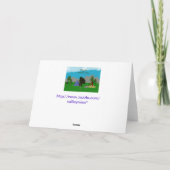 Veel plezier op het zomerkamp Wenskaart Kaart (Achterkant)