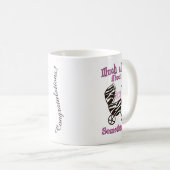 "Veel plezier over iets!" Laat FONDSEN beginnen! Koffiemok (Voorkant rechts)