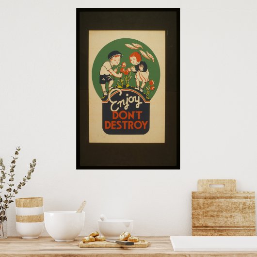 Veel plezier! poster (Keuken)