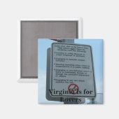 Veel plezier, Virginia is voor geliefden Magneet (Voorkant / Achterkant)