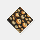 Veel pompoenen servet (Hoek)