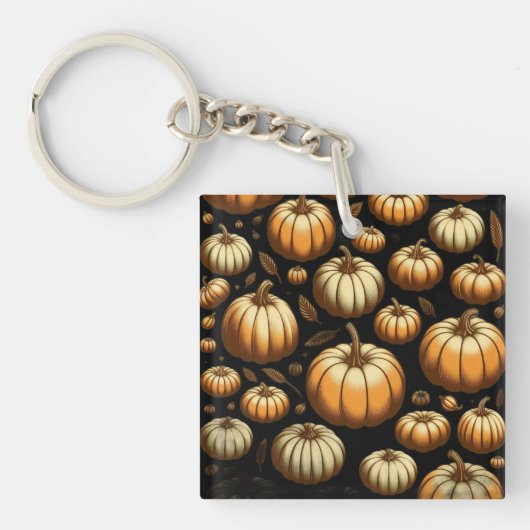 Veel pompoenen sleutelhanger (Voorkant)