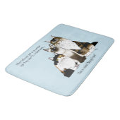 Veel poten grappige overgang Cat Lady Humor Blauw Badmat (Gekanteld)