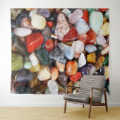 Veel prachtig gekleurde stenen wandkleed (In Situ (horizontaal))