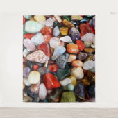 Veel prachtig gekleurde stenen wandkleed (Voorkant)