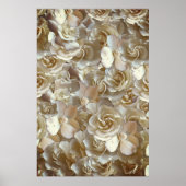 Veel prachtige bladen van roos poster (Voorkant)