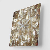 Veel prachtige bladen van roos vierkante klok (Hoek)