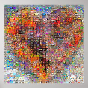 Veel punten van uitzicht Eén hart Eén liefde Poster