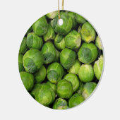 Veel rauwe spruitjes keramisch ornament (Links)