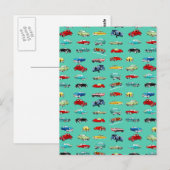 Veel Retro-auto's Briefkaart (Voorkant / Achterkant)