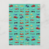 Veel Retro-auto's Briefkaart (Voorkant)