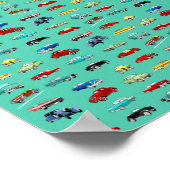 Veel Retro-auto's Poster (Hoek)